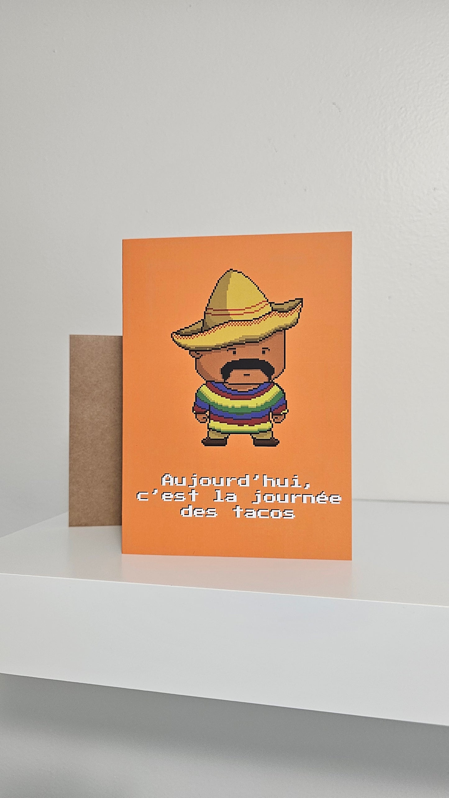 Carte de fête : Le tacos