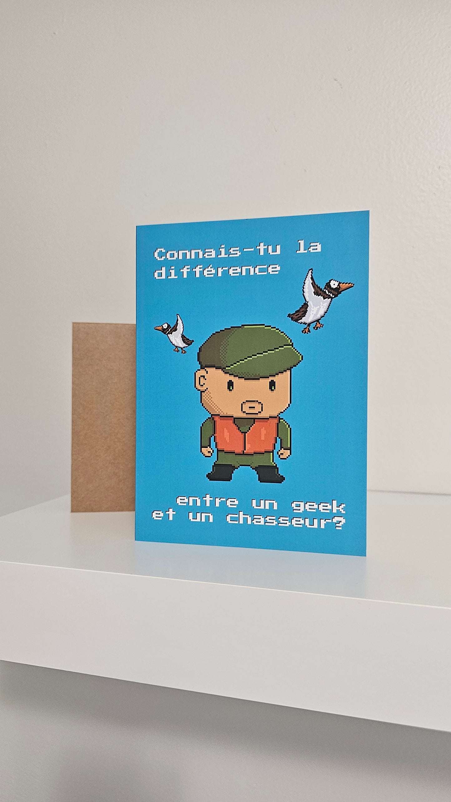 Carte de fête : Le chasseur