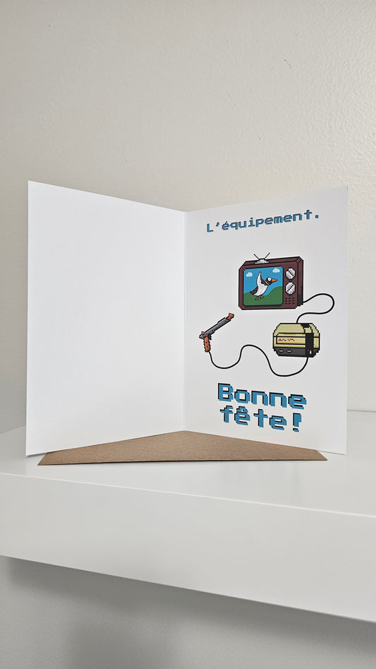 Carte de fête : Le chasseur