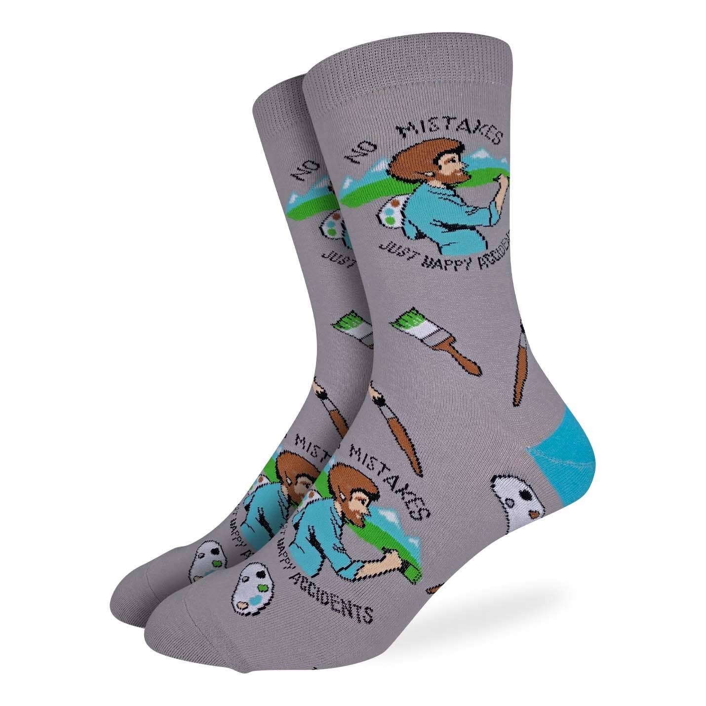 Chaussettes pour homme - Bob Ross (7-12)