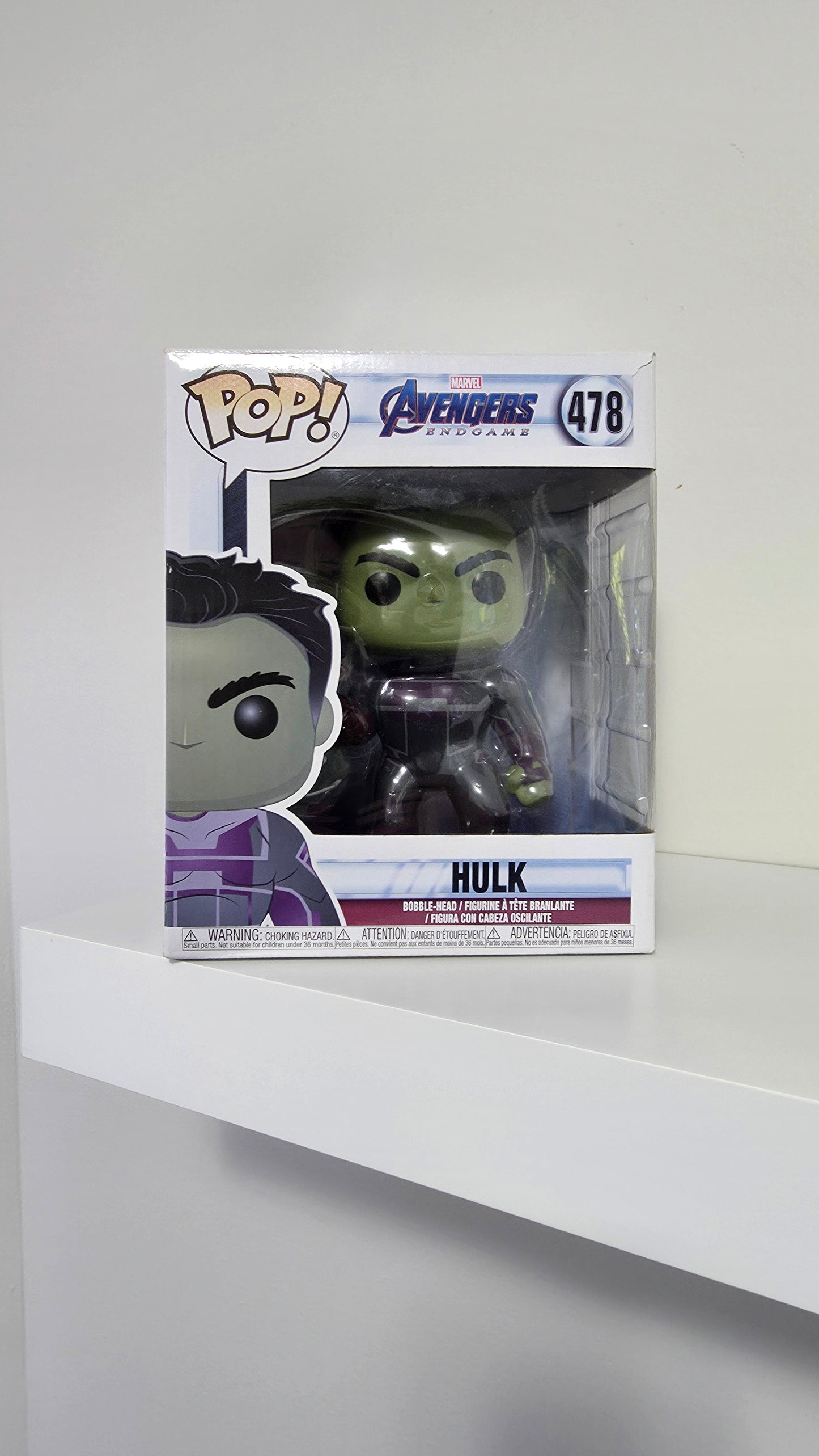 Funko Pop! Hulk #478 (6") - Avengers Endgame (Marvel)
