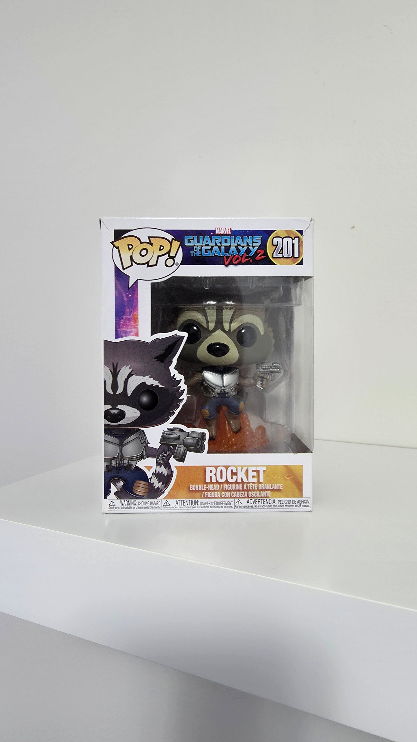 Funko Pop! Rocket #201 - GOTG Vol. 2 (Marvel)