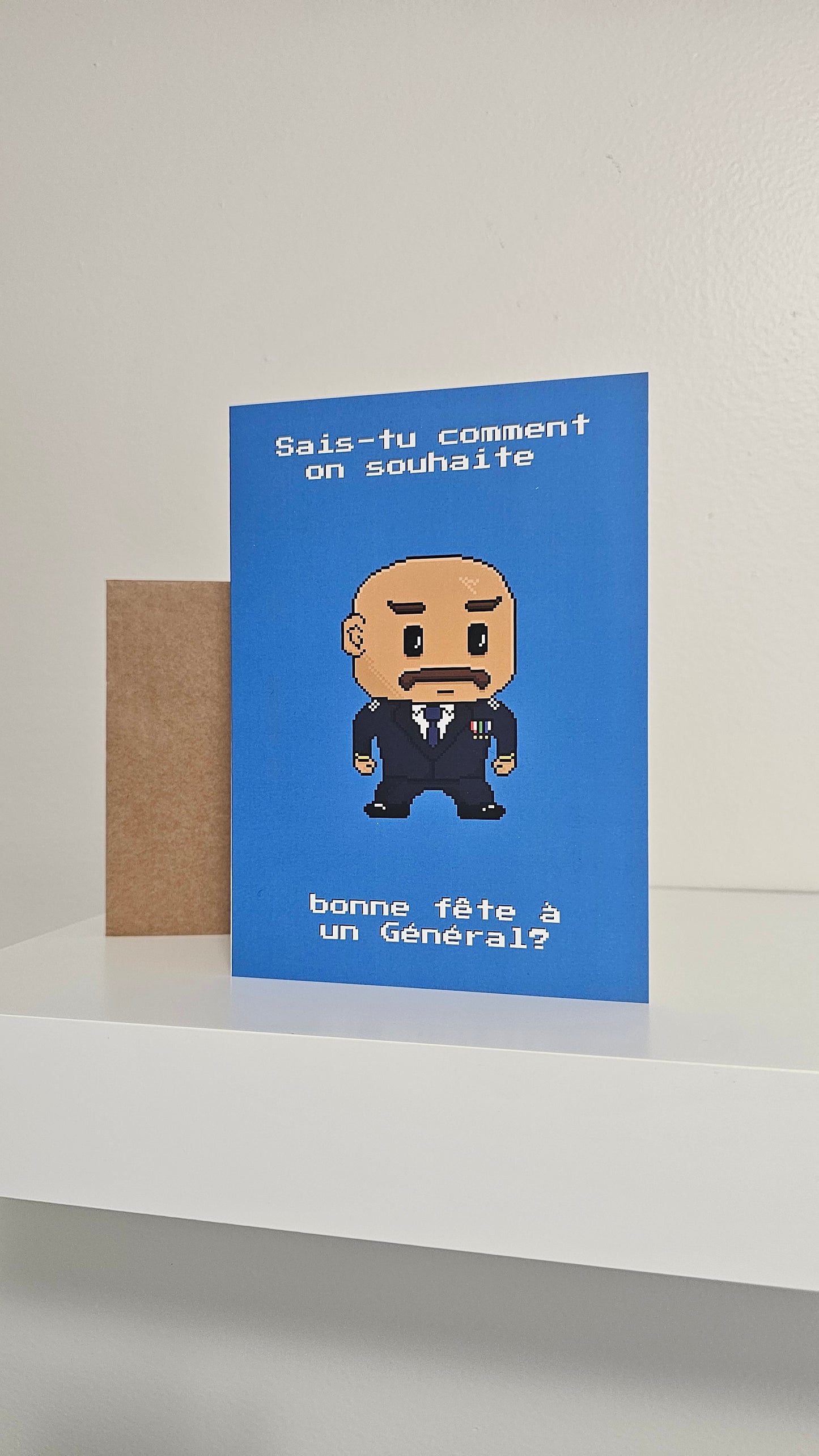 Carte de fête : Le général