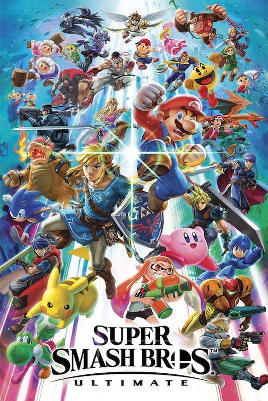 Affiche 24" x 36" : Super Smash Bros Ultimate