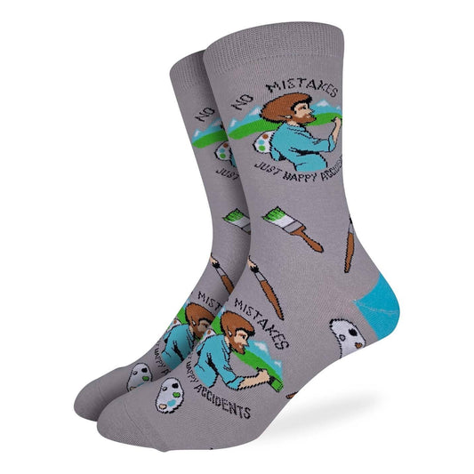 Chaussettes pour homme - Bob Ross (7-12)