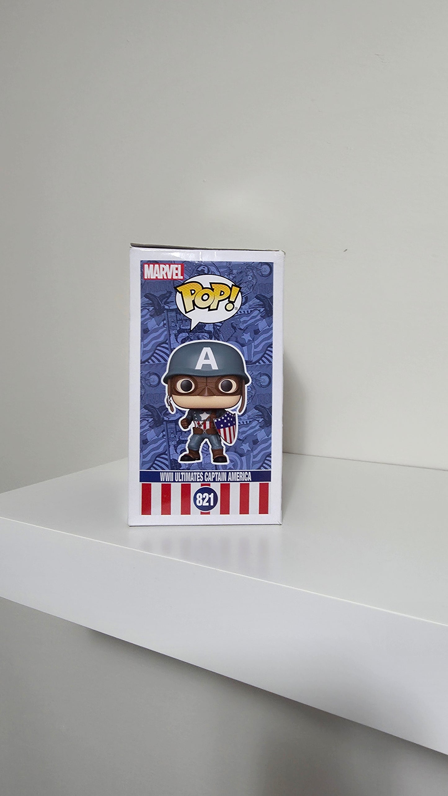 Funko Pop! WWII Ultimates Captain America #821 (Marvel)