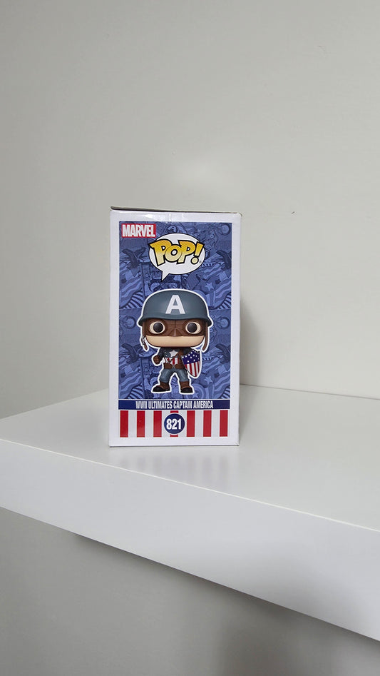 Funko Pop! WWII Ultimates Captain America #821 (Marvel)