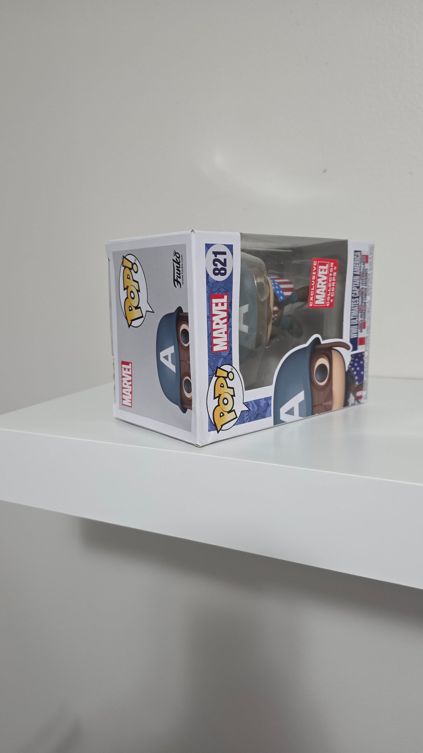 Funko Pop! WWII Ultimates Captain America #821 (Marvel)