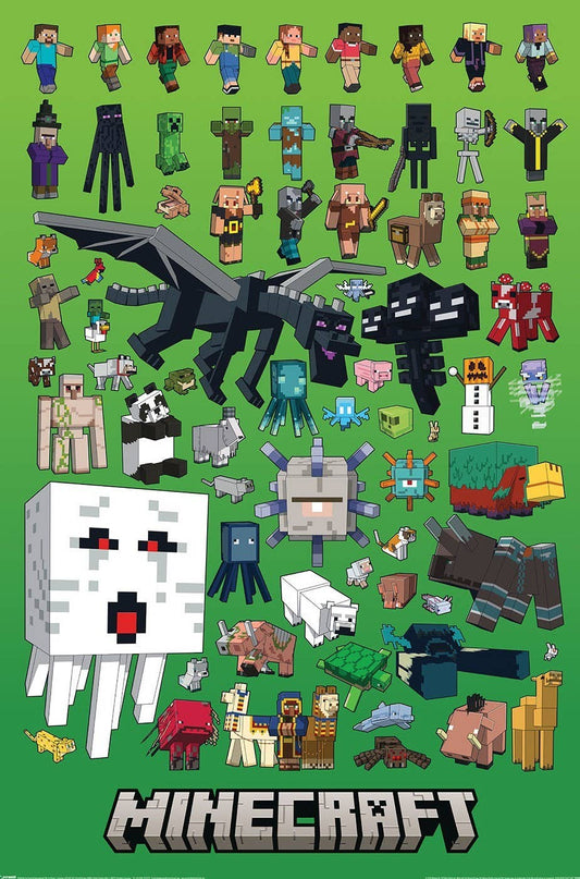 Affiche 24" x 36" : Minecraft