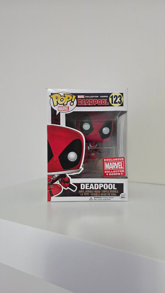 Funko Pop! Deadpool Leaping #123 - Collector Corps