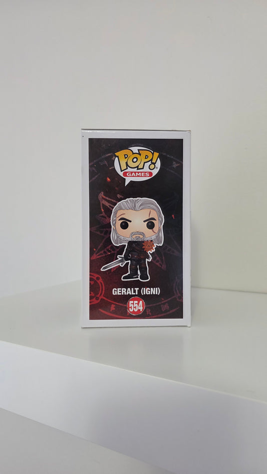 Funko Pop! Geralt Igni - Gamestop #554