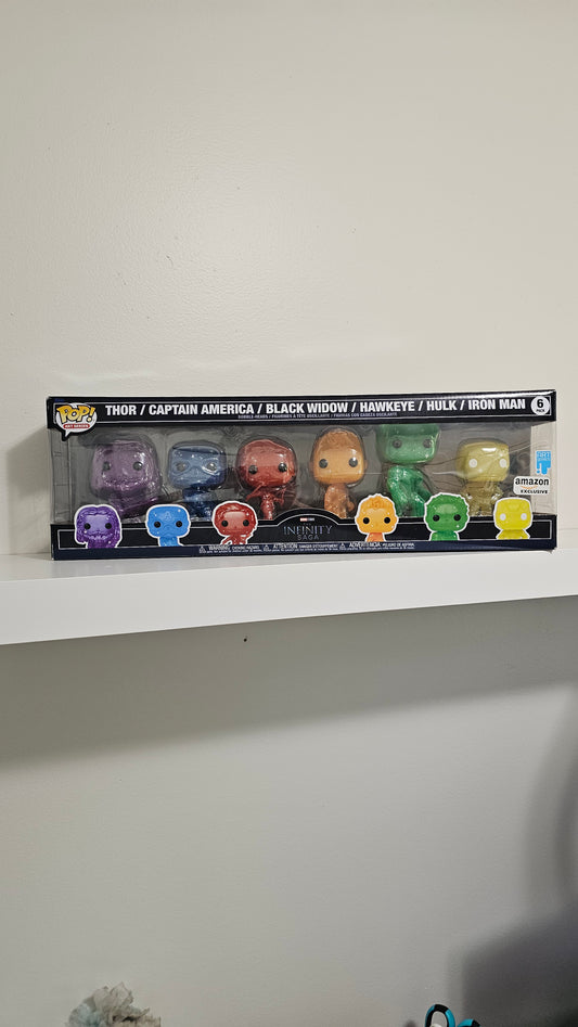 Thor / Captain America / Black Widow / Hawkeye / Hulk / Iron man (6 figurines)